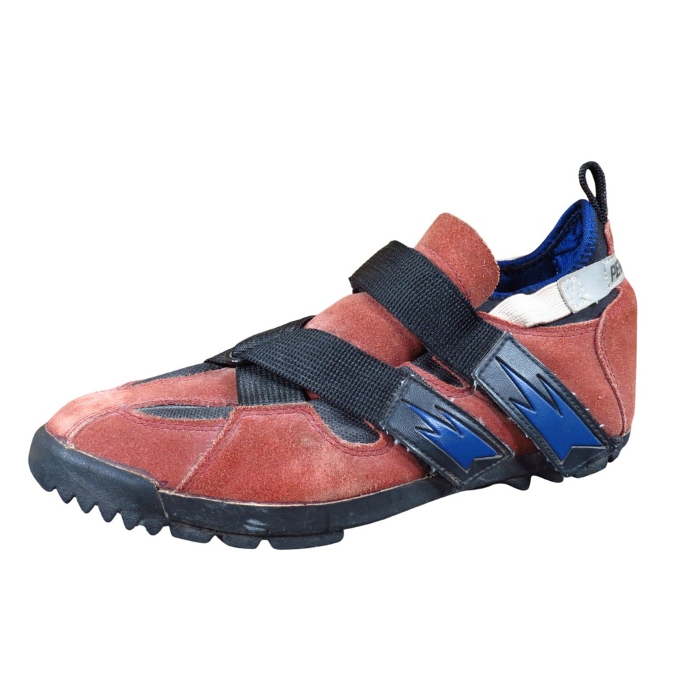 Performance Trapfy Women‎ Cycling Shoes Size 7.5 Indoor Road Bike Red Suede
